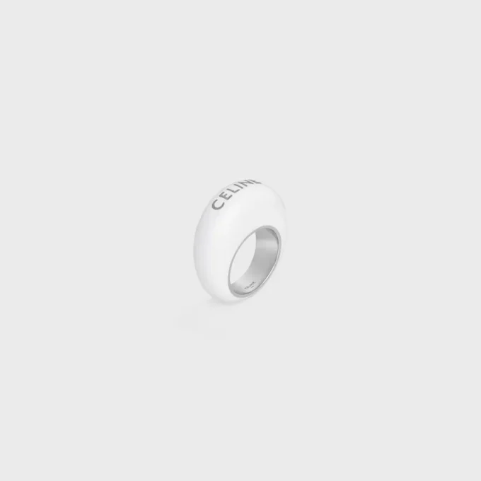 CELINE Sulky-ring i emalj och mässing med rodiumfinish CELINE Sulky-ring i emalj och mässing med rodiumfinish