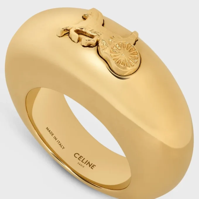 CELINE Sulky-ring i mässing med guldfinish CELINE Sulky-ring i mässing med guldfinish