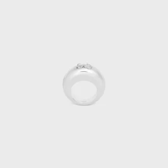 CELINE Sulky-ring i mässing med rodiumfinish