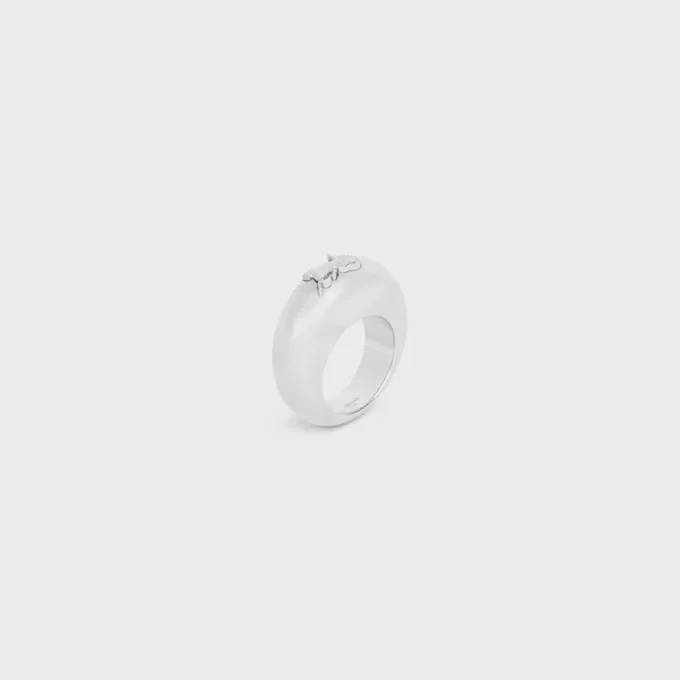 CELINE Sulky-ring i mässing med rodiumfinish CELINE Sulky-ring i mässing med rodiumfinish