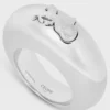 CELINE Sulky-ring i mässing med rodiumfinish CELINE Sulky-ring i mässing med rodiumfinish