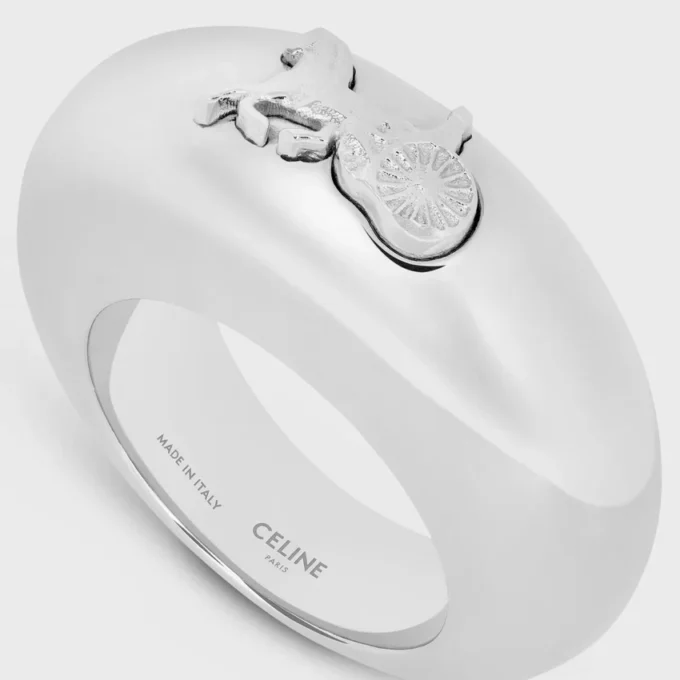 CELINE Sulky-ring i mässing med rodiumfinish CELINE Sulky-ring i mässing med rodiumfinish