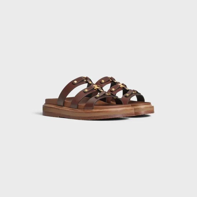 CELINE – Tippi-sandaler i kalvskinn – vegetabiliskt garvat