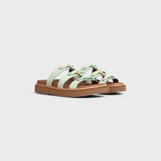 CELINE – Tippi Slide i kalvskinn