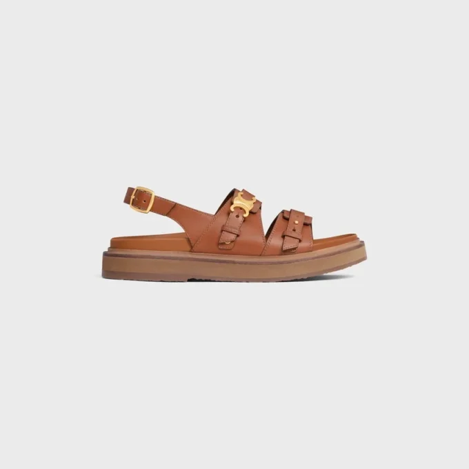 CELINE – Tippi Triomphe-sandal i kalvskinn