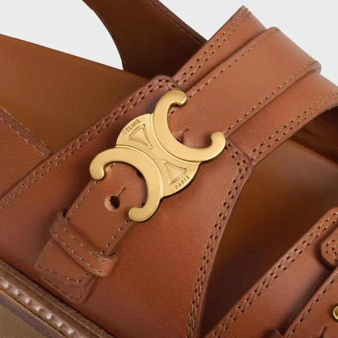 CELINE – Tippi Triomphe-sandal i kalvskinn