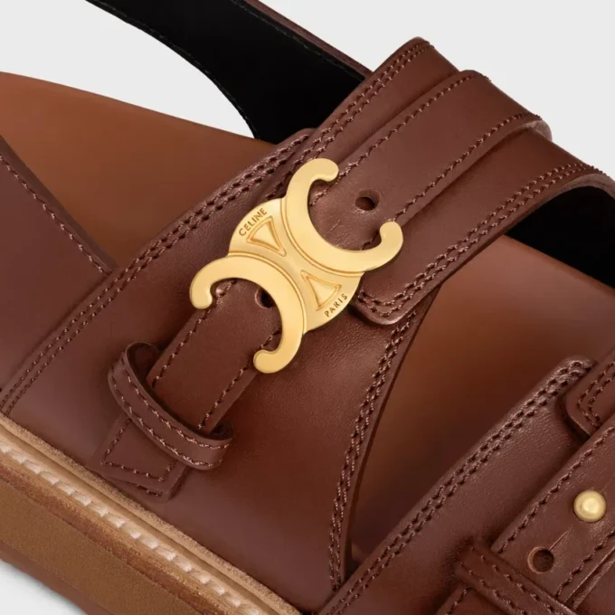 CELINE – Tippi Triomphe-sandal i kalvskinn