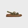 CELINE – Tippi Triomphe-sandal i mocka av kalvskinn