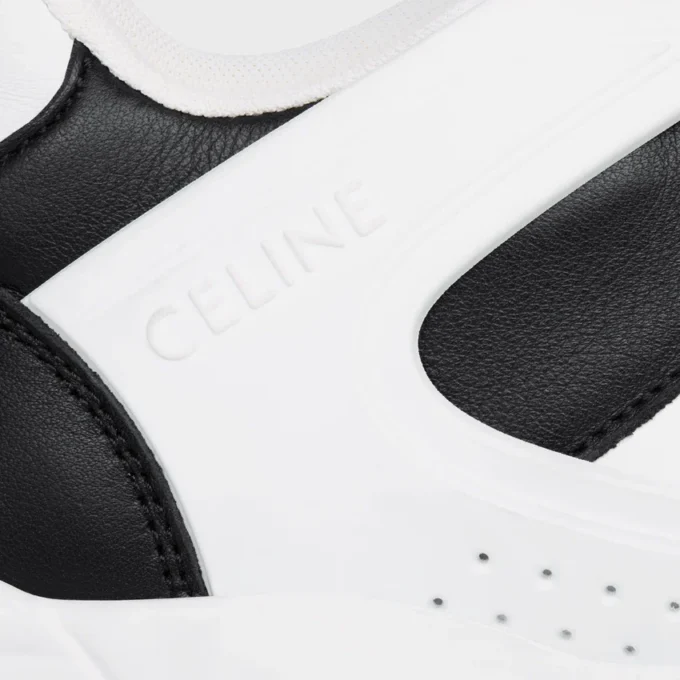 CELINE Trainer CT-07 Låg snörningssneaker i kalvskinn