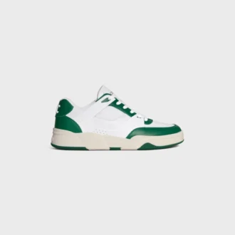 CELINE Trainer Ct-09 Låga snörskor i kalvskinn och mesh
