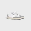 CELINE Trainer Ct-09 Låga snörskor i kalvskinn och mesh CELINE Trainer Ct-09 Låga snörskor i kalvskinn och mesh