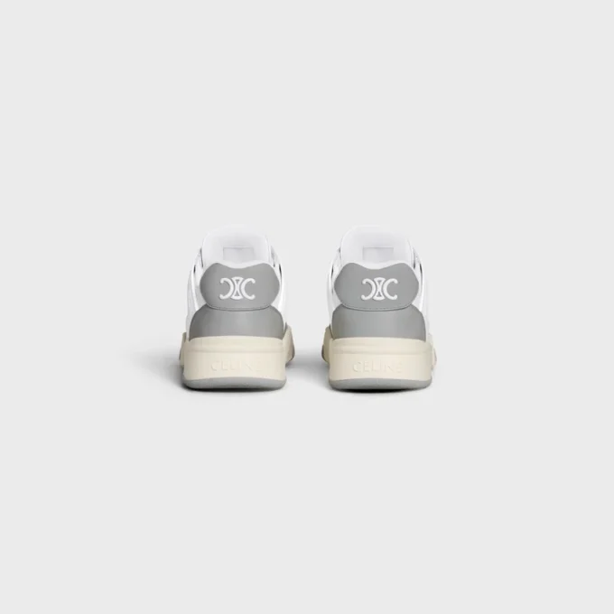 CELINE Trainer Ct-09 Låga snörskor i kalvskinn och mesh CELINE Trainer Ct-09 Låga snörskor i kalvskinn och mesh