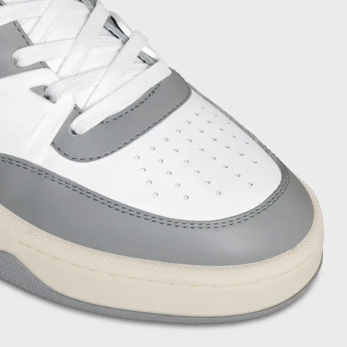 CELINE Trainer Ct-09 Låga snörskor i kalvskinn och mesh CELINE Trainer Ct-09 Låga snörskor i kalvskinn och mesh