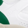 CELINE Trainer Ct-09 Låga snörskor i kalvskinn och mesh CELINE Trainer Ct-09 Låga snörskor i kalvskinn och mesh