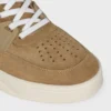 CELINE Trainer Ct-09 Låga snörskor i mocka, kalvskinn och mesh