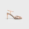 CELINE Triomphe-sandal i kidskinn