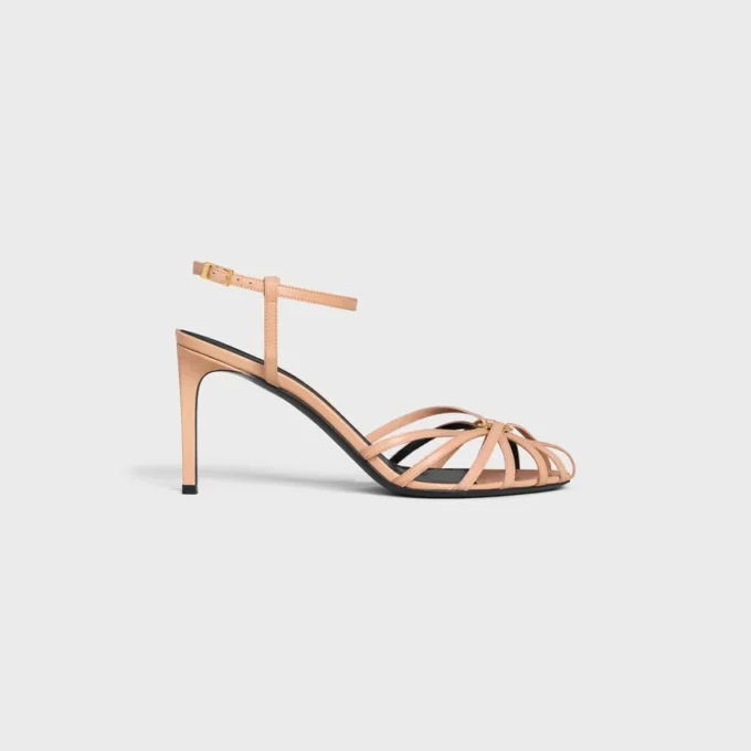 CELINE Triomphe-sandal i kidskinn