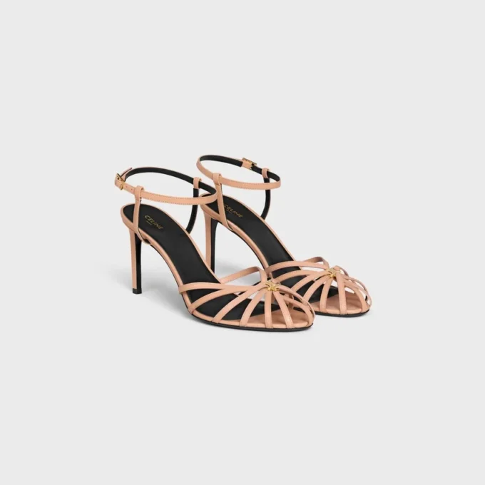 CELINE Triomphe-sandal i kidskinn