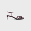 CELINE Triomphe-sandal i lammskinn