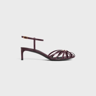 CELINE Triomphe-sandal i lammskinn