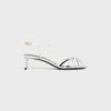 CELINE Triomphe-sandal i lammskinn