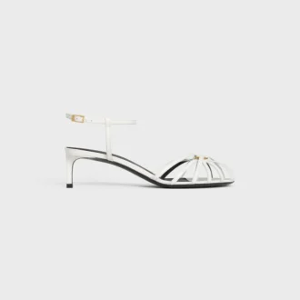 CELINE Triomphe-sandal i lammskinn