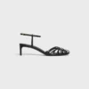 CELINE Triomphe-sandal i lammskinn CELINE Triomphe-sandal i lammskinn