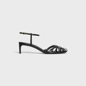 CELINE Triomphe-sandal i lammskinn