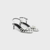 CELINE Triomphe-sandal i lammskinn