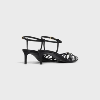 CELINE Triomphe-sandal i lammskinn