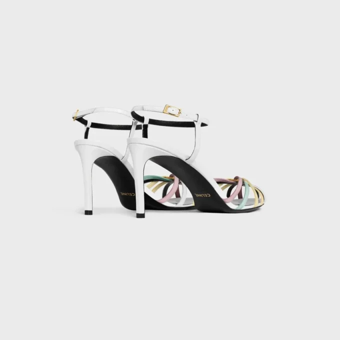 CELINE Triomphe-sandal i lammskinn