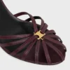 CELINE Triomphe-sandal i lammskinn CELINE Triomphe-sandal i lammskinn