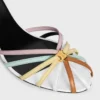 CELINE Triomphe-sandal i lammskinn