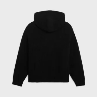 CELINE-tröja med huva i Monochroms ull