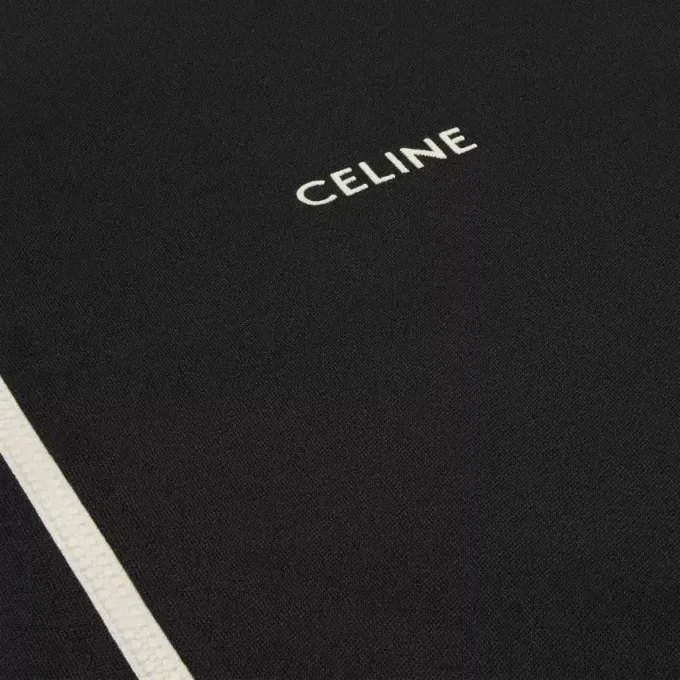 CELINE-träningsjacka i dubbelsidig jersey
