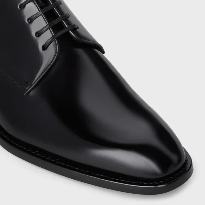 CELINE Tuxedo Derby i polerat tjurläder CELINE Tuxedo Derby i polerat tjurläder