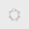 Charms Heritage Chunky-armband i mässing med rodiumfinish
