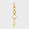 Charms Modern Chunky Gourmette i mässing med guldfinish