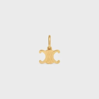 Charms Triomphe i mässing med guldfinish