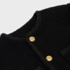 Chasseur-jacka i bouclé-tweed