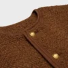 Chelsea-jacka i mohair- och ulltweed Chelsea-jacka i mohair- och ulltweed