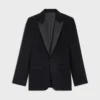 Classic smokingjacka i Grain De Poudre-ull