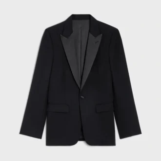 Classic smokingjacka i Grain De Poudre-ull