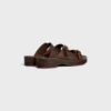 Cleo – Sandal med dubbla remmar i kalvskinn – vegetabiliskt garvat Cleo – Sandal med dubbla remmar i kalvskinn – vegetabiliskt garvat