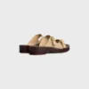 Cleo – sandal med dubbla remmar i mocka av kalvskinn Cleo – sandal med dubbla remmar i mocka av kalvskinn