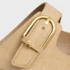 Cleo – sandal med dubbla remmar i mocka av kalvskinn Cleo – sandal med dubbla remmar i mocka av kalvskinn