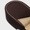 Cleo – sandal med dubbla remmar i mocka av kalvskinn Cleo – sandal med dubbla remmar i mocka av kalvskinn