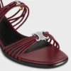 CléMence sandal med klack i getskinn CléMence sandal med klack i getskinn