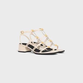 CléMence sandal med klack i lammskinn