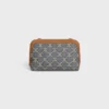 Clutch med kedja i Jacquard Triomphe All Over